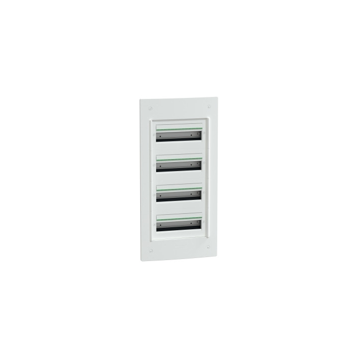 Schneider - PrismaSeT XS - Coffret encastré - 4R - 13M - sans porte - Réf : LVSXS413