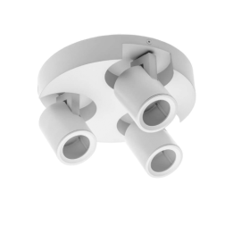 GTV Lighting - Luminaire plafond BLINK 2 - 3xGU10  - Blanc - Réf.: OS-BLND50W3-10