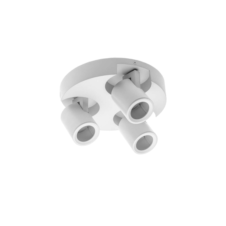 GTV Lighting - Luminaire plafond BLINK 2 - 3xGU10  - Blanc - Réf.: OS-BLND50W3-10