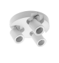 GTV Lighting - Luminaire plafond BLINK 2 - 3xGU10  - Blanc - Réf : OS-BLND50W3-10