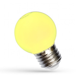 Spectrum - Ampoule LED E27  1W - Angle 270° - Jaune - 20lm - Réf : WOJ+11798