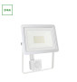 Spectrum - Projecteur LED blanc à détection - Noctis Lux 3 - 230V, 50W - 4500lm, 4000K -  IP44 - Réf : SLI029055NW-DETECT