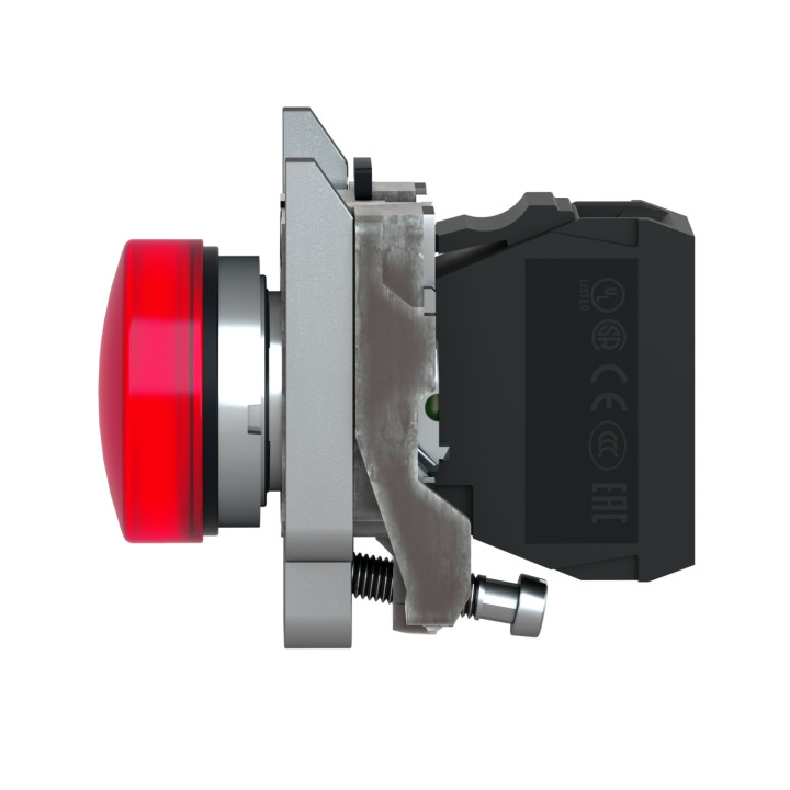 Schneider - Harmony voyant rond Ø22 - IP66 - rouge - LED intégrée - 24V - XB4BVB4