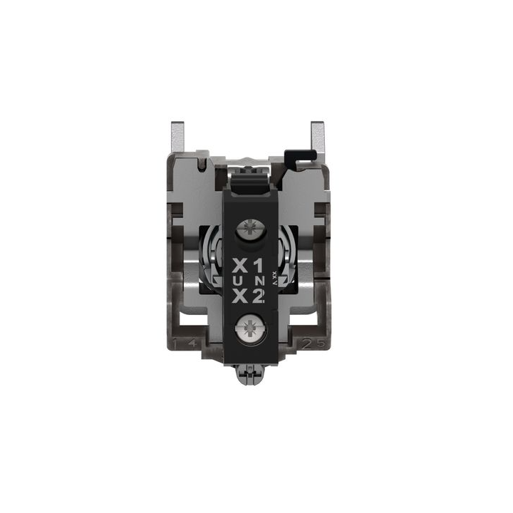 Schneider - Harmony XB4 - Voyant lumineux LED D22 - IP66 - blanc - 230V -  Réf : XB4BVM1