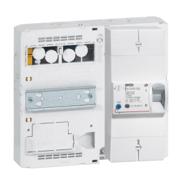 Legrand - Platine avec Disjoncteur branchement EDF 15/30/45A - Sélectif - 500mA - 1P+N - Réf : LEGPLATDB45