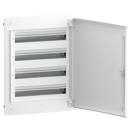 Schneider - PrismaSeT XS - Coffret encastré - 4R - 24M - avec porte - Réf: LVSXG424