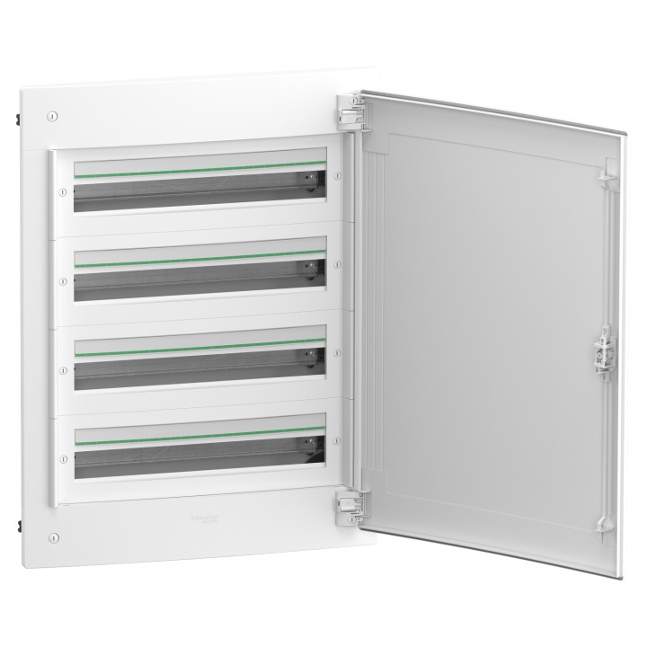 Schneider - PrismaSeT XS - Coffret encastré - 4R - 24M - avec porte - Réf: LVSXG424