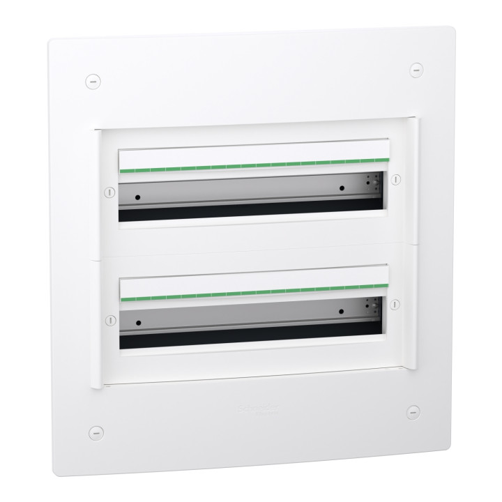 Schneider - PrismaSeT XS - Coffret encastré - 2R - 18M - sans porte - Réf: LVSXS218