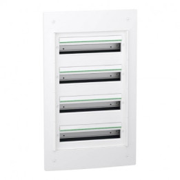 Schneider - PrismaSeT XS - Coffret encastré - 4R - 18M - sans porte - Réf: LVSXS418