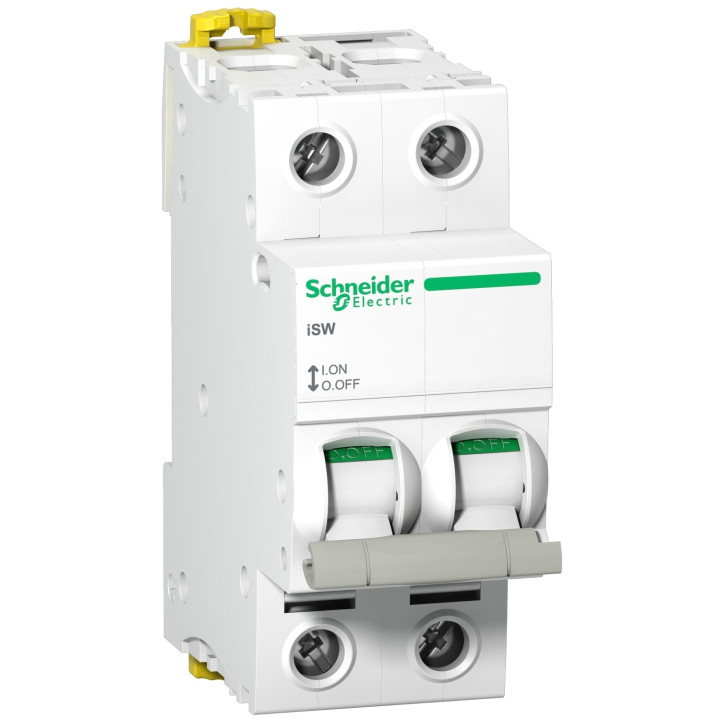 Schneider - Interrupteur-sectionneur bipolaire 125A - Acti9 - ISW - A9S65292