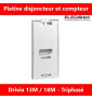Legrand - Platine pour Disjoncteur branchement + Compteur - TRI - DRIVIA 13M et 18M - Réf : 401184