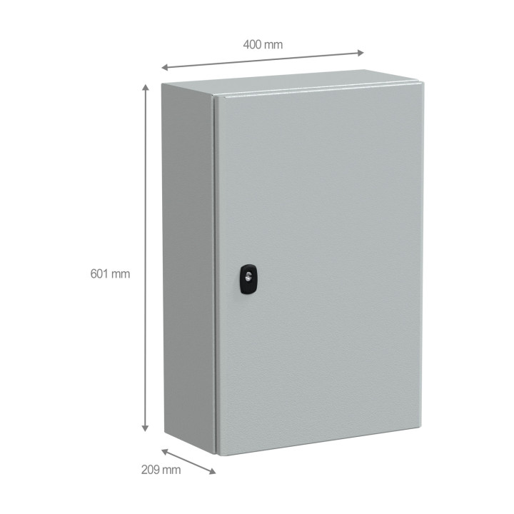 Schneider - Coffret SPACIAL S3D 600x400x200 + Plaque de fond - Réf : NSYS3D6420P