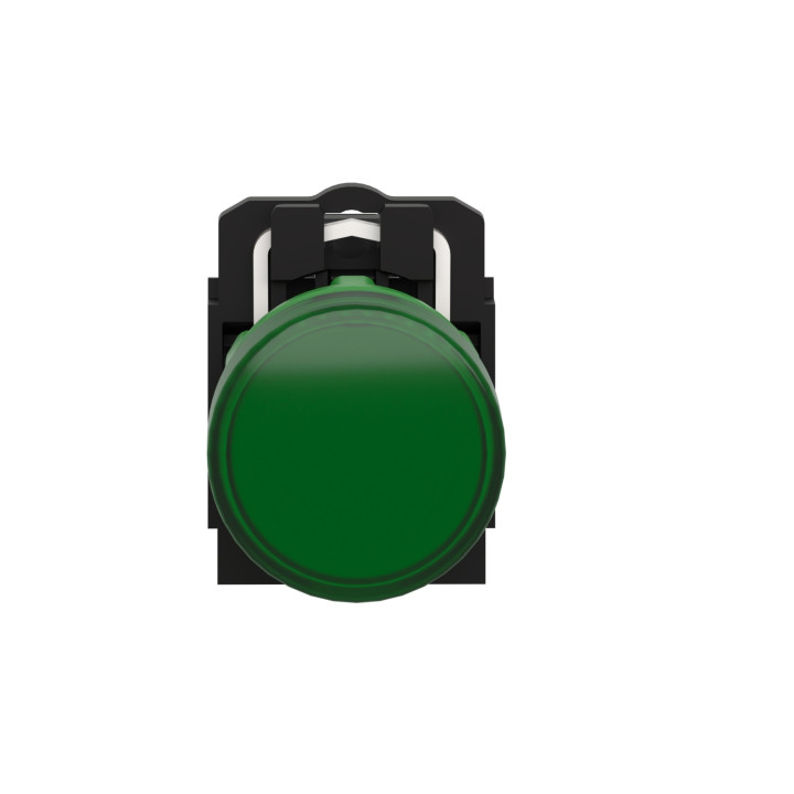 Schneider - Harmony voyant rond Ø22 - IP66 - vert - LED intégrée - 240V - Réf : XB5AVM3