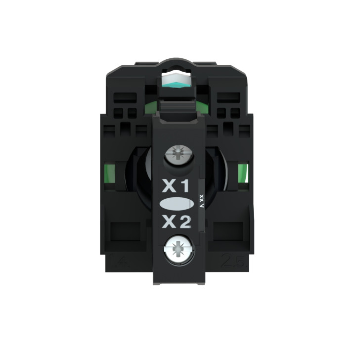Schneider - Harmony voyant rond Ø22 - IP66 - vert - LED intégrée - 240V - Réf : XB5AVM3