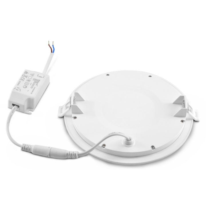 Miidex - Plafonnier LED Blanc Ø170 12W 4000°K - Réf : 77550