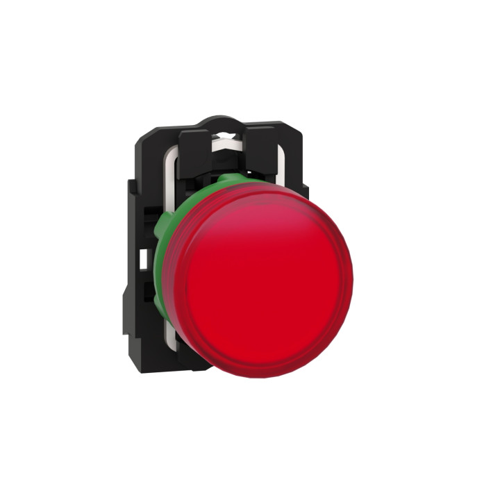 Schneider - Harmony voyant rond Ø22 - IP66 - rouge - LED intégrée - 240V - Réf : XB5AVM4