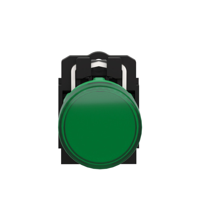 Schneider - Harmony voyant rond Ø22 - IP66 - vert - LED intégrée - 24V - Réf : XB5AVB3