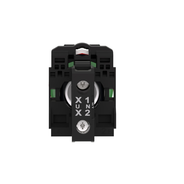 Schneider - Harmony voyant rond Ø22 - IP66 - rouge - LED intégrée - 24V - Réf : XB5AVB4