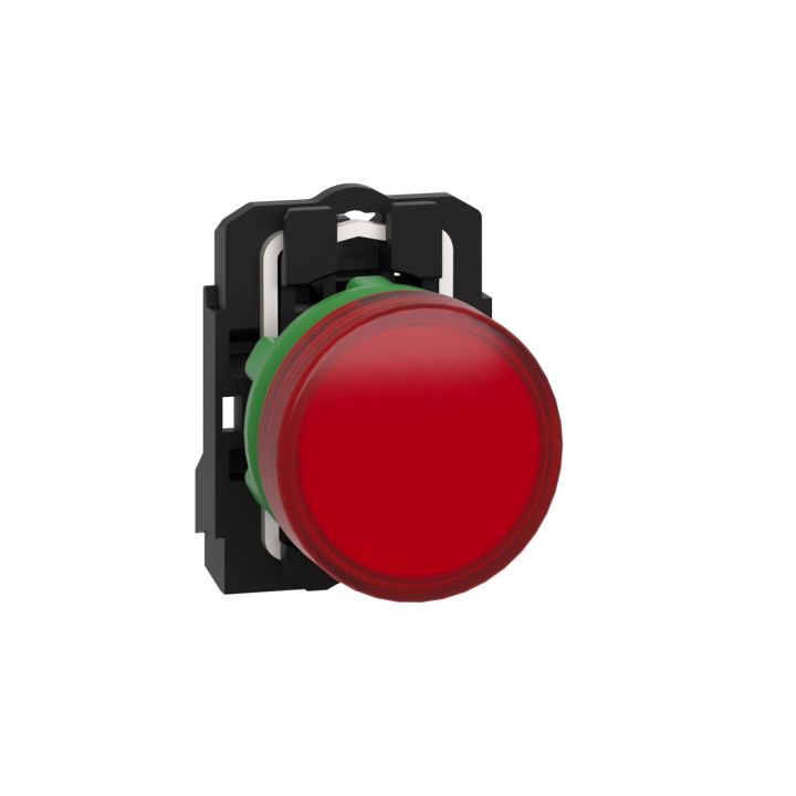 Schneider - Harmony voyant rond Ø22 - IP66 - rouge - LED intégrée - 24V - Réf : XB5AVB4