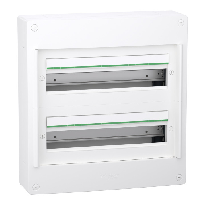 Schneider - PrismaSeT XS - Coffret saillie - 2R - 18M - sans porte - Réf : LVSXT218