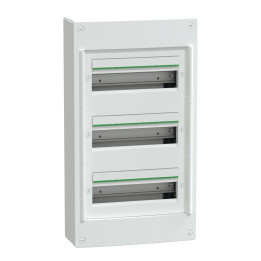 Schneider - PrismaSeT XS - Coffret saillie - 3R - 13M - sans porte - Réf : LVSXT313
