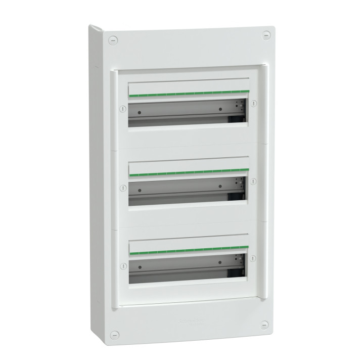 Schneider - PrismaSeT XS - Coffret saillie - 3R - 13M - sans porte - Réf : LVSXT313