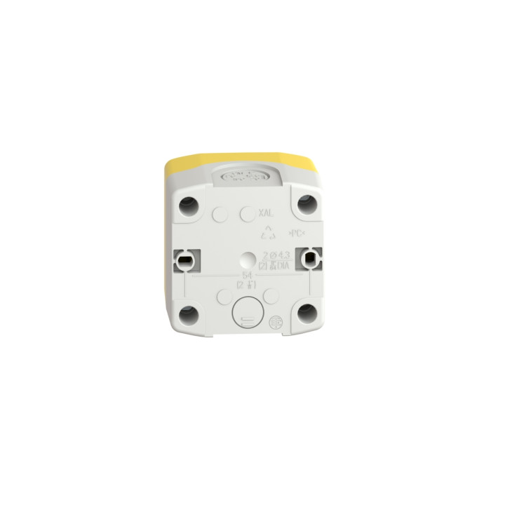 Schneider - Harmony boite jaune - 1 arrêt d'urgence rouge Ø40 déverrouillage à clé - 1F+1O - Réf : XALK188E