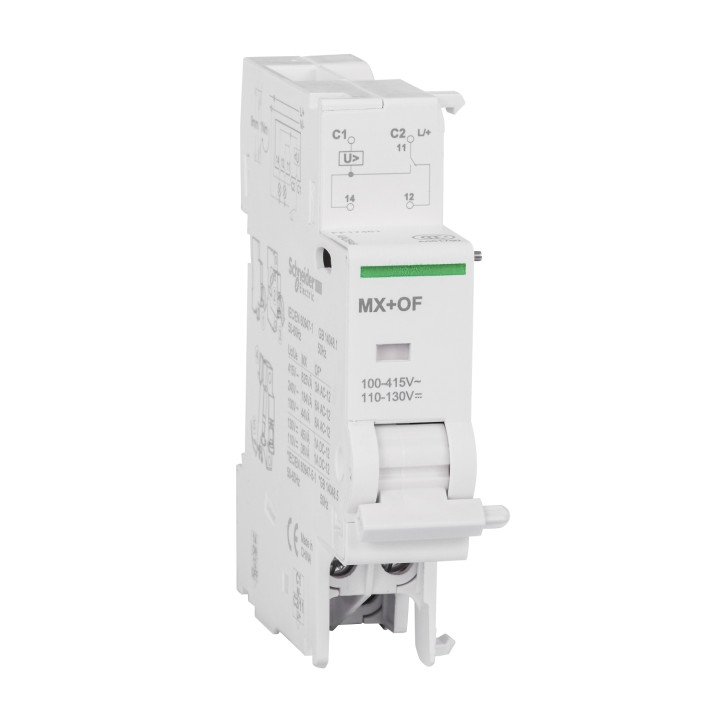 Schneider - MX+OF déclench. à émission tension + contact aux. 100-415VCA 110-130VCC - A9N26946