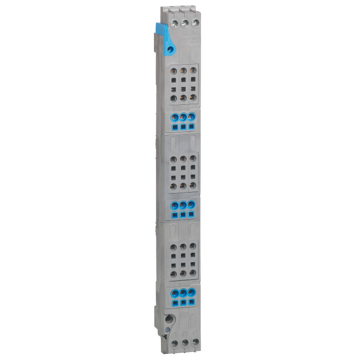 Legrand - Peigne vertical VX³ auto - 125 A - pour coffrets 4 rangées - 405034