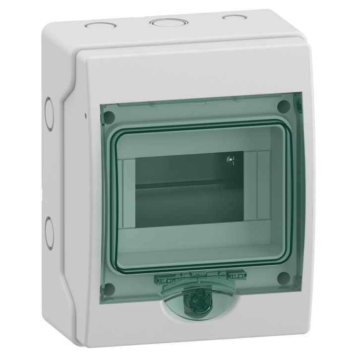 Schneider - Mureva Mini coffret étanche - 6 Modules - IP65/IK09 - Réf : 13958M