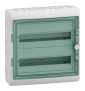 Schneider - Coffret Mureva - 2 rangées 18 Modules - IP65/IK09 - Réf : 13965M