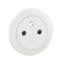 Legrand - Céliane 2024 - Enjoliveur pour prise de courant fort 2P+T - Surface Confort - Blanc - Réf : CB0111