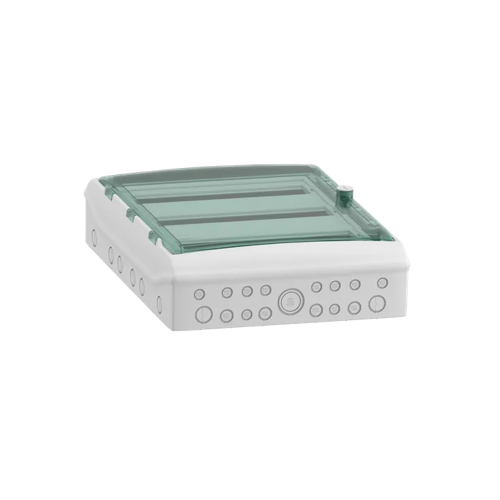 Schneider - Coffret Mureva - 3 rangées 18 Modules - IP65/IK09 - Réf : 13967M