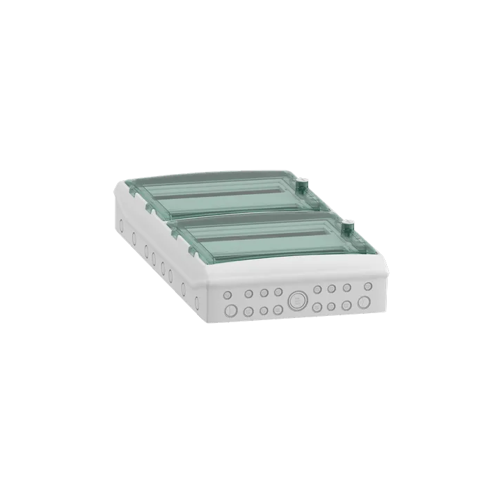 Schneider - Coffret Mureva - 4 rangées 18 Modules - IP65/IK09 -Réf : 13968M