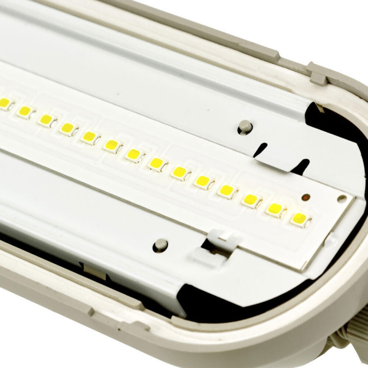 Spectrum Etanche LED 120cm - 50W - 4000K - 6000lm - IP65 - Réf : SLI028112NW_PW