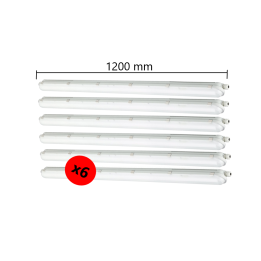 Spectrum Etanche LED 120cm - 50W - 4000K - 6000lm - IP65 - Réf : SLI028112NW_PW