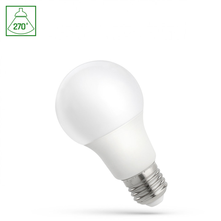 Spectrum - Ampoule LED E-27 - LED GLS 10W -  A+ - Angle 270° - 3000K - 800lm - Réf : WOJ+13902