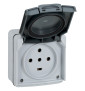 Legrand Plexo - Prise de courant 3P+N+T 20A - saillie - IP55/IK08 - 091657