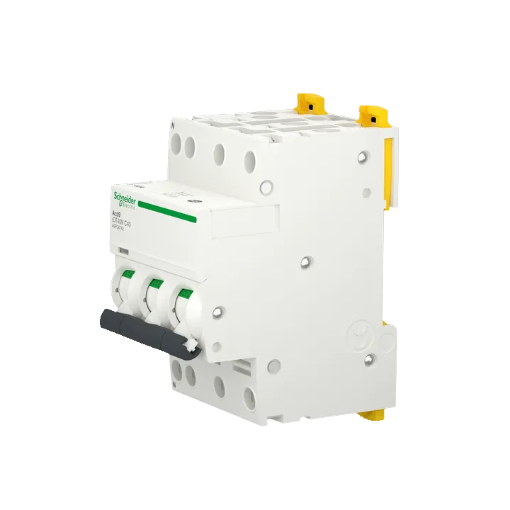 Schneider - Acti9 IDT40T - disjoncteur modulaire - 3p+n - 32A - courbe D - 4500A/6KA - A9P32732