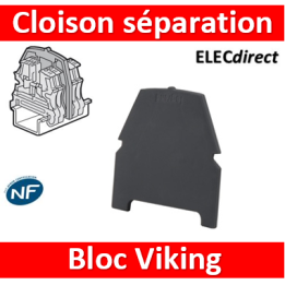 Legrand - Cloison séparation et isolement bloc Viking 3 à vis - 1 entr & 1 sort - Pas 5 à 10 mm - 037560