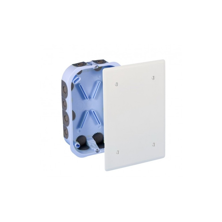 Eur'Ohm - Boîte de Dérivation encastré - Étanche à l'air - 170X110X40 - Réf : 51014