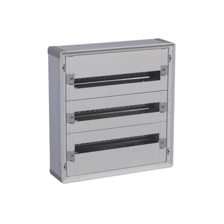 Legrand - Coffret de distribution 72 modules - 3 rangées de 24M - Tout modulaire - XL3 160 - Réf.: 401803