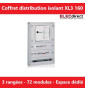 Legrand - Coffret de distribution 72 modules - AVEC espace dédié pour kit de branchement  - XL3 160 - Réf : 401815