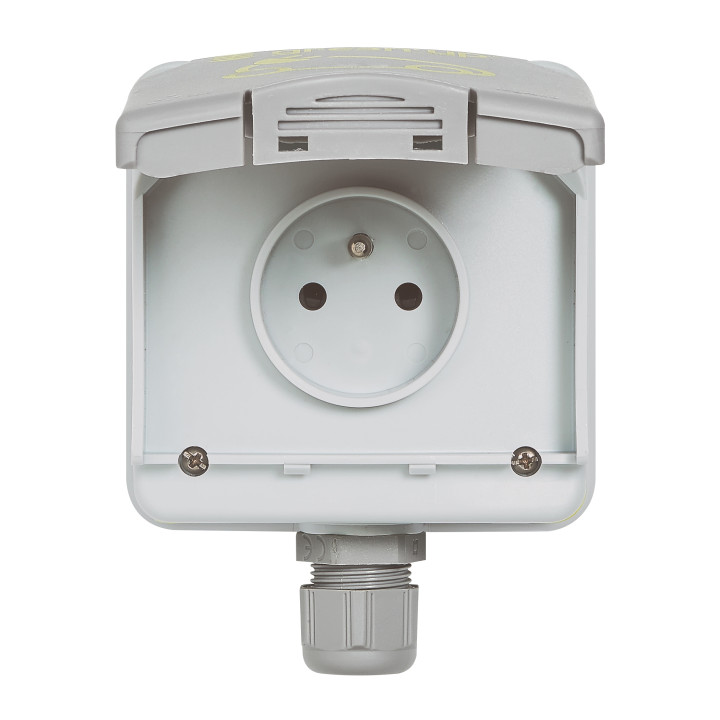 Legrand - Kit prise saillie étanche Green'up véhicule électrique + Disjoncteur différentiel - 20A - HPI - Réf : 090471 + 410754