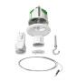 Schneider - Multifix Air - Kit Point de centre DCL BBC + Filin + Fiche + Douille E27 - Réf : IMT35229
