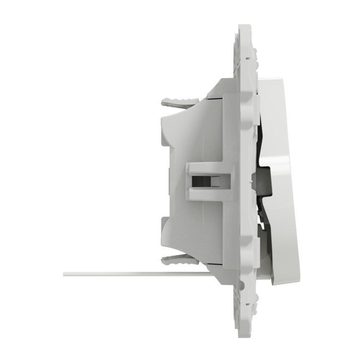 Schneider - Odace - Va et Vient Lumineux/Témoin Led + Va et vient - 10A - Blanc - Réf : S520273