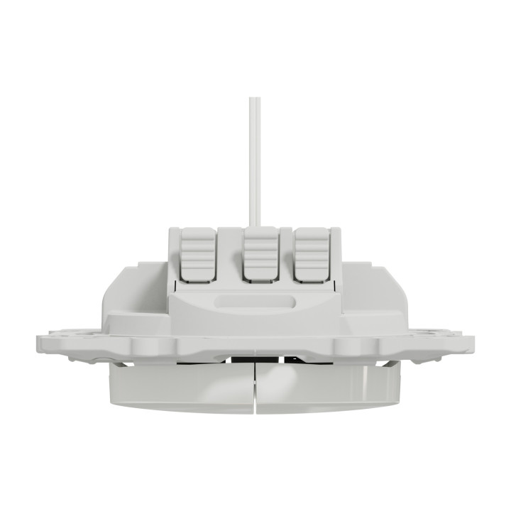 Schneider - Odace - Va et Vient Lumineux/Témoin Led + Va et vient - 10A - Blanc - Réf : S520273