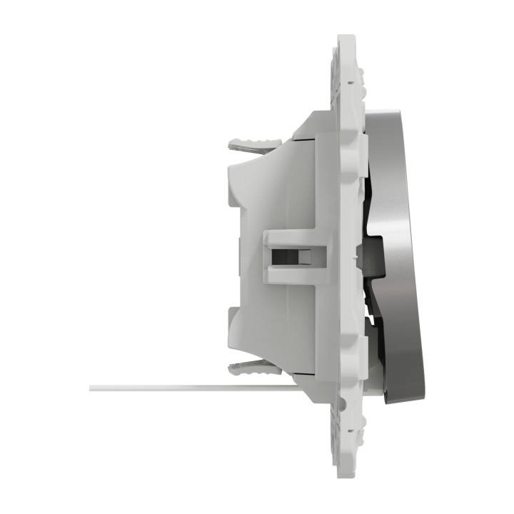 Schneider - Odace - Va et Vient Lumineux/Témoin Led + Va et vient - 10A - Aluminium - Réf : S530273