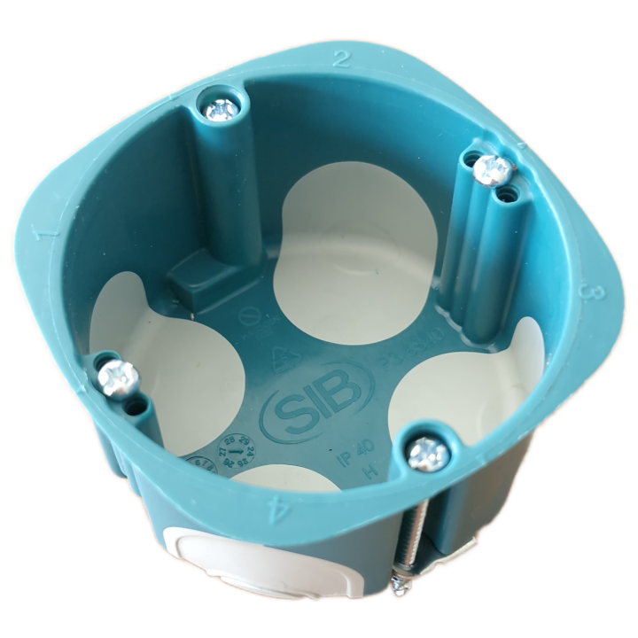 SIB - Boîte simple BBC 1 poste - Profondeur 40mm - Réf : P36840