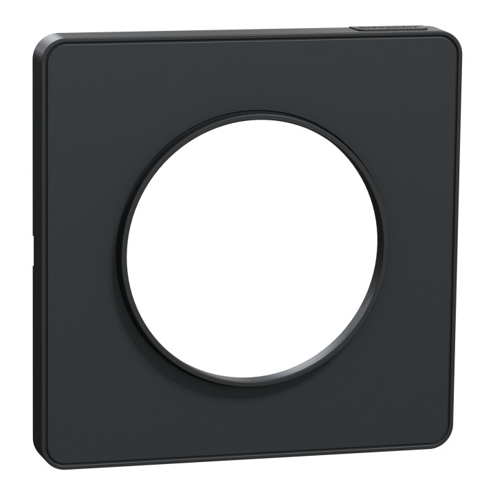 Schneider - Odace - Touch - Plaque 1 poste - Anthracite - Réf : S540802